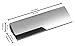 Aluminum Eyeglass Case for Small to Medium Frames in Black/Silver