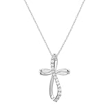 GILDED 10K White Gold 1/4 cttw Natural Round-Cut