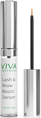 Longer and Thicker Looking Eyelashes &amp; Eyebrows! Viva Botanics Lash &amp; Brow Booster Serum Boosts Enhances Conditions Gives The Lush Appearance Of Natural Eyelash Growth &amp; Regrowth Best Selling