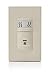 Leviton IPHS5-1LT Humidity Sensor and Fan Control, Single Pole, Light Almond