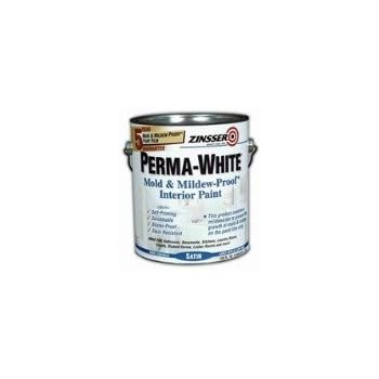 Zinsser 02704 Quart Satin Gloss Perma-White Mildew-Proof Bathroom Paint ...