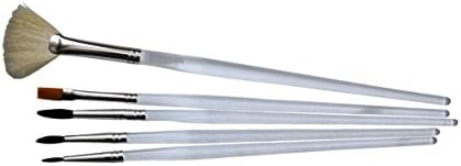 Hobbycraft 1573553 Ceramic Brush Combo Natural Hair - Set of 60