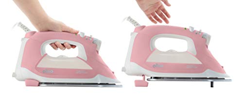 Oliso Pro TG1600 Smart Iron with iTouch Technology, 1800 Watts, Pink