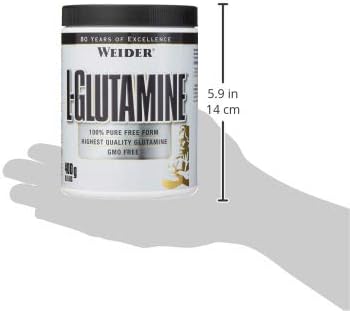 Weider L Glutamine, 80 servings, Pure L-Glutamine powder, Repair and build Muscle, 400 g (Pack of 1) - Image 4
