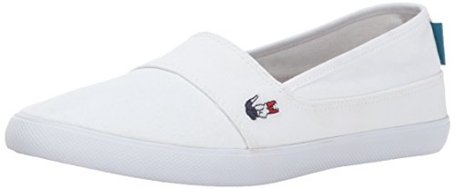 Lacoste women s marice 317 1 fashion shoe sneaker, white, 7.5 m u…