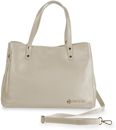 プラダ　サフィアーノ　ARGILLA バッグ　グレージュ Prada Argilla Gray Saffiano Lux Leather Large Satchel Handbag