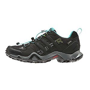 adidas Outdoor Terrex Swift R GTX Hiking Shoe - Women's Black/Vivid Mint/Vista Grey 8