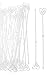 Floral Picks - 150-Pack Heart-Shaped Plastic Flower Arrangement Picks, Card Cardette Holders, Perfect for Valentines Day and Anniversaries, Transparent, 13.4 inches