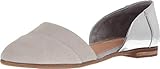 TOMS Womens Jutti Dorsay Metallic Slip On Flats