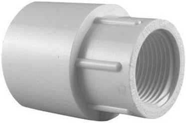 Charlotte Pipe Reducing Adapter 1 " X 3/4 " White Pvc Schedule 40