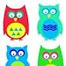 Yummi Pouch Reusable Food Pouch Set (Owls)