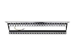 Monoprice Cat6 1U Patch Panel - 19in, with Loaded