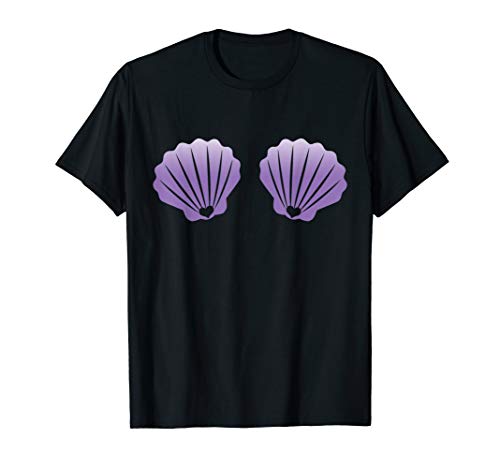 Mermaid Sea Shell Bra Costume  T-Shirt