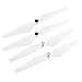 UPair Drone Quadcopter Propellers White, Self-Tightening Propeller for UPair One, UPair One Plus, UPair Two(4 PCS)