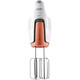 Oster HEATSOFT Hand Mixer, 11.06 x 10.59 x 4.72 inches, Rose Gold