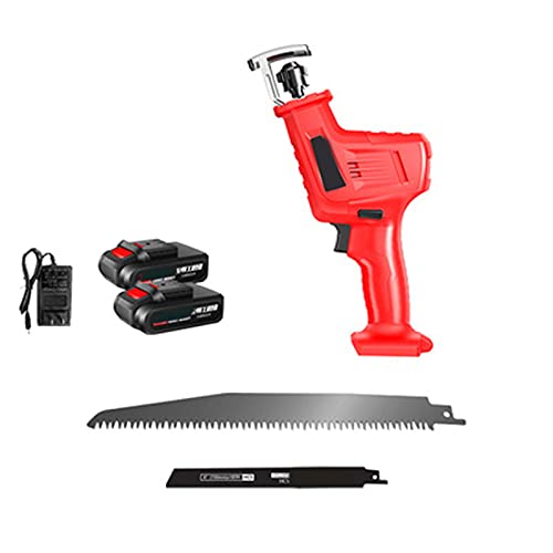 EliteMill Multifunktionale Säbelsäge, mit Klingen, 12 V, wiederaufladbar, für Holz- und Metallarbeiten.