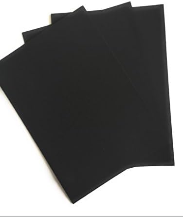 Italian smoothly tactile double sided specialty paper in Flawless Black color for a flat matt effect. A4 size pack of 10, 260 gsm thick paper board sheets for high end professional printing, artistic and craft usage