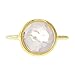 Moonstone 18k Gold Clad Wholesale Gemstone Round Ring