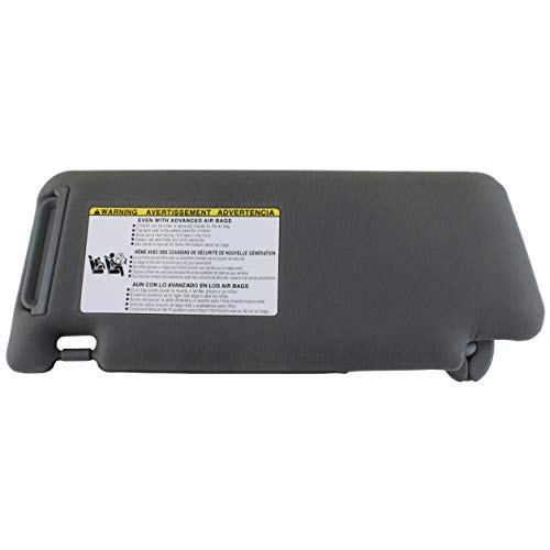 IAMAUTO 73469 Right Passenger Gray Sun Visor for 2005 2006 2007 2008 2009 2010 2011 Toyota Tacoma (Right) - Thumbnail 2