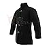 Medieval Gambeson Thick Padded Coat Aketon Jacket Armor - Black Cotton Fabrics