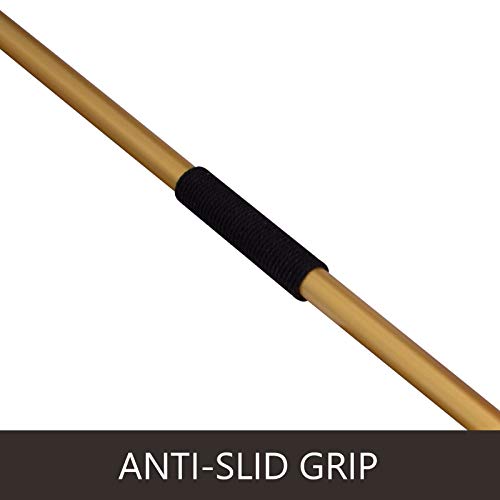 Happibuy High School Girls Premium Quality Track & Field Javelin (Yellow, 70m/800gm)