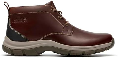Clarks Collection Gereld Mid Leather Chukka Boots Brown Men’s Size 12M Casual Amazon.com | Clarks Collection Men main image 3