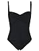 Hilor Women's One Piece Swimsuits Front Twist Bathing Suits Tummy Control Swimwear Retro Inspired Monokini