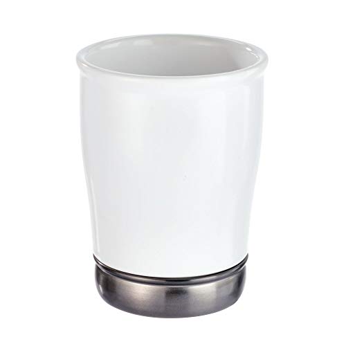 image for InterDesign York Tumbler, Makeup Brush Toothbrush Holder for Bathroom,