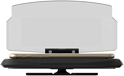 Head Up Display,Gentman Car HUD GPS Navigation Display Projector Mobile Phone Mount Bracket Holder for 6.5 inch Smartphone
