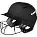 DeMarini Paradox Youth (6 1/2 and Below) Helmet With Fastpitch Mask - Black