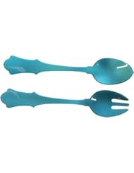 Sabre Paris Old Fashioned Salad Set, Turquoise