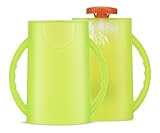 2 Pack of Baby Food Pouch and Juice Box Holder, Convenient Self-Feeding Utensil with No Squeezing and No Mess