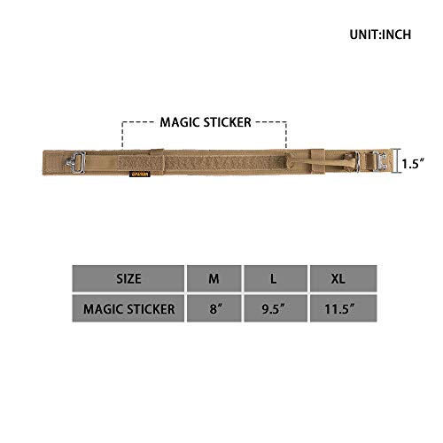 EXCELLENT ELITE SPANKER Tactical Dog Collar Nylon Adjustable K9 Collar