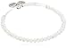Alex and Ani Brilliance Bead Moonlight White/Shinny Silver Bracelet