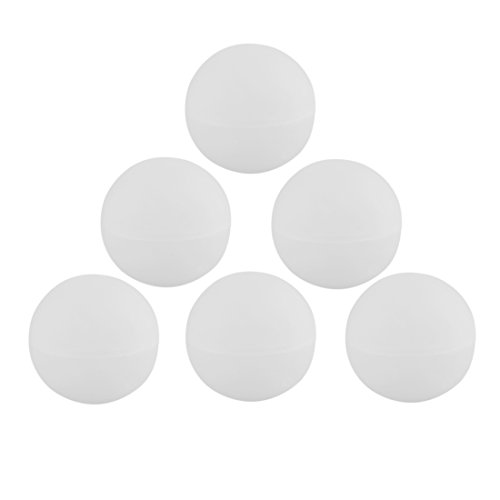 Katoot@ 6Pcs Silicone Sphere Ice Ball Mold Tray DIY Chocolate Jelly Candy Mould With A Small Funnel Bar Party Supplies - White