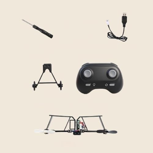 Kit de avión de papel RC para armar | Avión eléctrico de control remoto con estabilizador giroscópico y hélices dobles, diseño de alto rendimiento, sistemas de recreación para aventuras al aire libre
