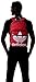 adidas Originals Unisex Trefoil Pocket Backpack, Scarlet Monogram, ONE SIZE
