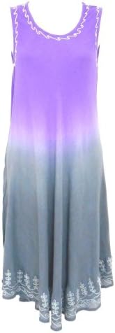 Raya Sun Swing Dress Purple/Grey Ombre - Purple/Grey Ombre MED