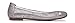 Vionic Women's Spark Caroll Ballet Flat - Ladies Dress Casual Shoes with Concealed Orthotic Arch Support Pewter 8 M US