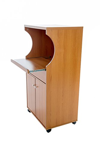 Home Source Industries TIF 10109 Microwave Stand, Cherry - Thumbnail 2