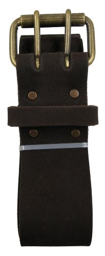 Style n Craft 74-053 2-Inch Work Belt Heavy Duty Oiled Top Grain Leather, 46-Inch - 60-Inch waist size