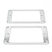 Chrome Metal Flat Electric Guitar Humbucker Pickup Ring, Thicknes 2mm Frame Mounting Ring Pack of 2