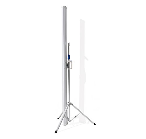 ivolum 122“ Tripod Projector Movie Screen | 86“ x 86“ viewing area | 1:1 format | Mobile projector screen ideal for home cinema or business | Quick and easy assembly - Thumbnail 2