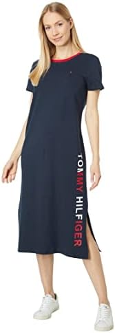 tommy hilfiger t-shirt short sleeve cotton summer dresses for women Tommy Hilfiger T-Shirt Short Sleeve Cotton Summer Dresses for Women, Deep  Sky Captain Midi, M price in Saudi Arabia | Amazon Saudi Arabia