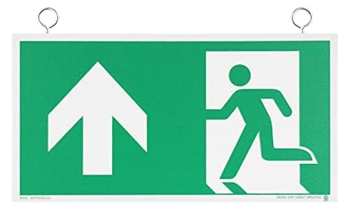 notlok Safety Work - Fire Exit Sign [ 15 x 30 cm ] | Photoluminescent PVC plate with mounting set for hanging | Fire Action Notice Sign, Fire Signs, Safety Signs, Fire Action Sign, Fire Safety — image 1