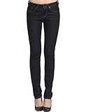 Camii Mia Women's Winter Mid Rise Slim Fit Skinny Fleece Jeans