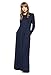 My Space Clothing Women's Soft Knit Jersey Babydoll Maxi Dress w/Pocket-Made in USA