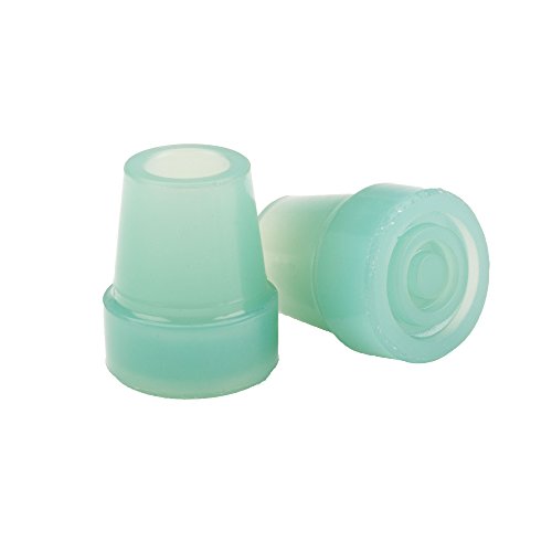 Drive Medical Glow in the Dark Cane Tip, Blue, 3/4 Inch