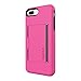 Incipio Stowaway iPhone 8 Plus & iPhone 7 Plus Case with Credit Card Slot Holder and Integrated Stand for iPhone 8 Plus & iPhone 7 Plus - Pink/Charcoal