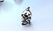 PAURO Men's Stainless Steel Gothic Biker Skull Pendant Necklace Punk Rock Silver Black Vintage Small